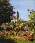 Цветущий сад в Сен-Адрес 1866